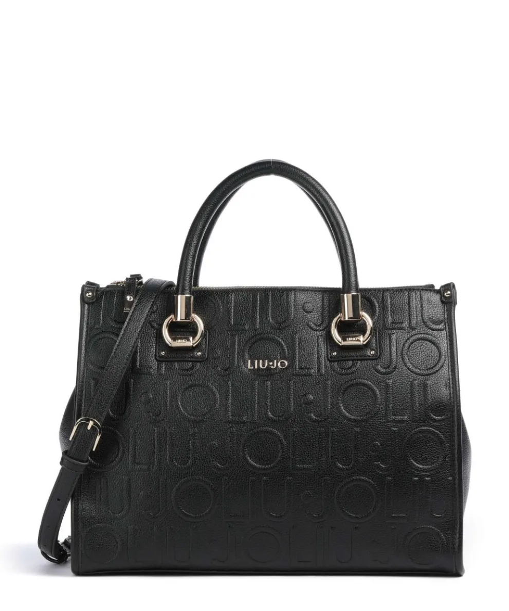 Manhattan M Handbag imitation leather black