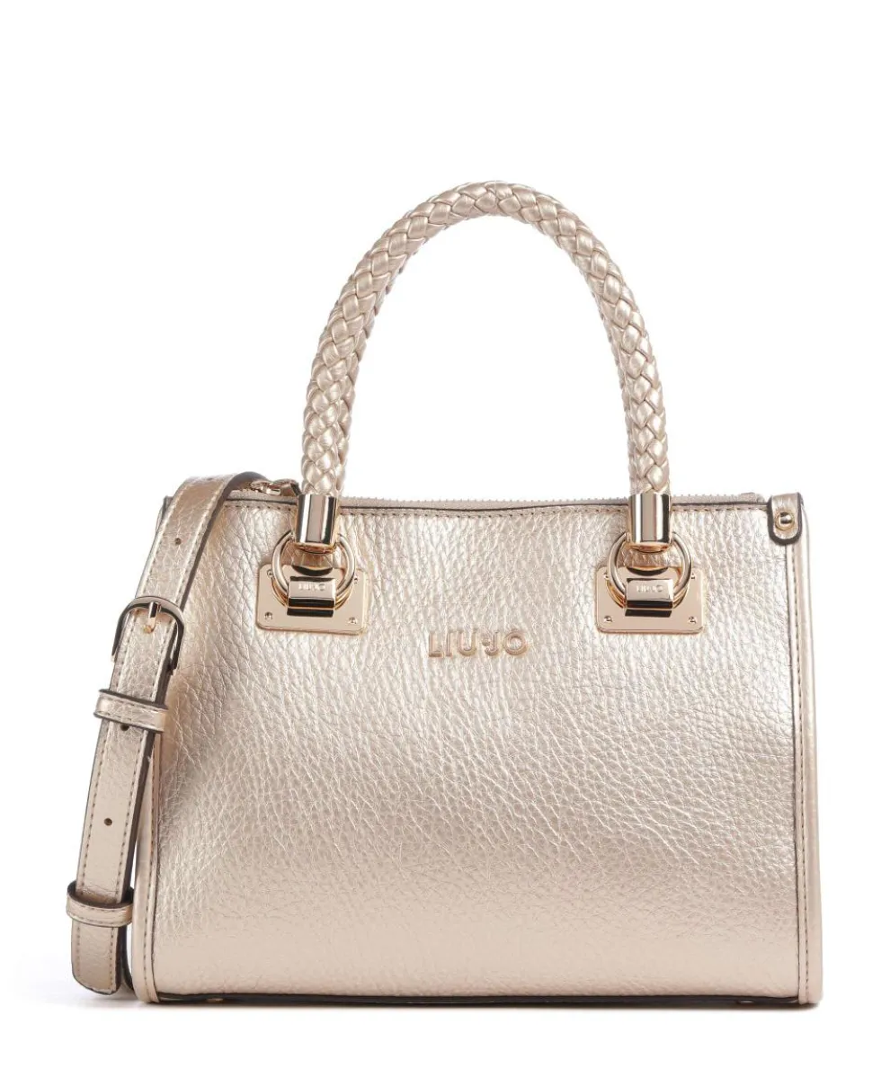 Manhattan S Handbag imitation leather gold