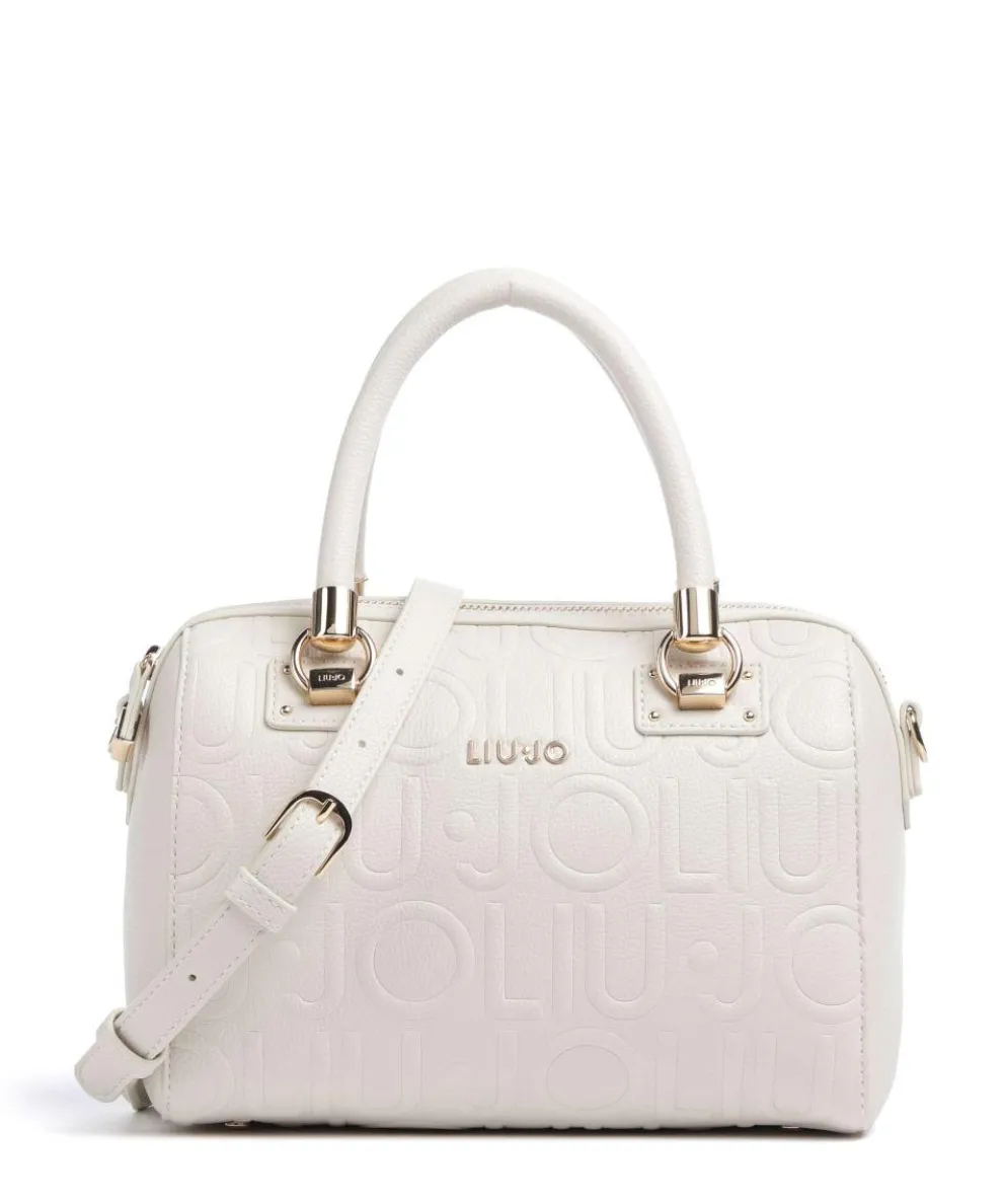 Manhattan S Handbag imitation leather ivory