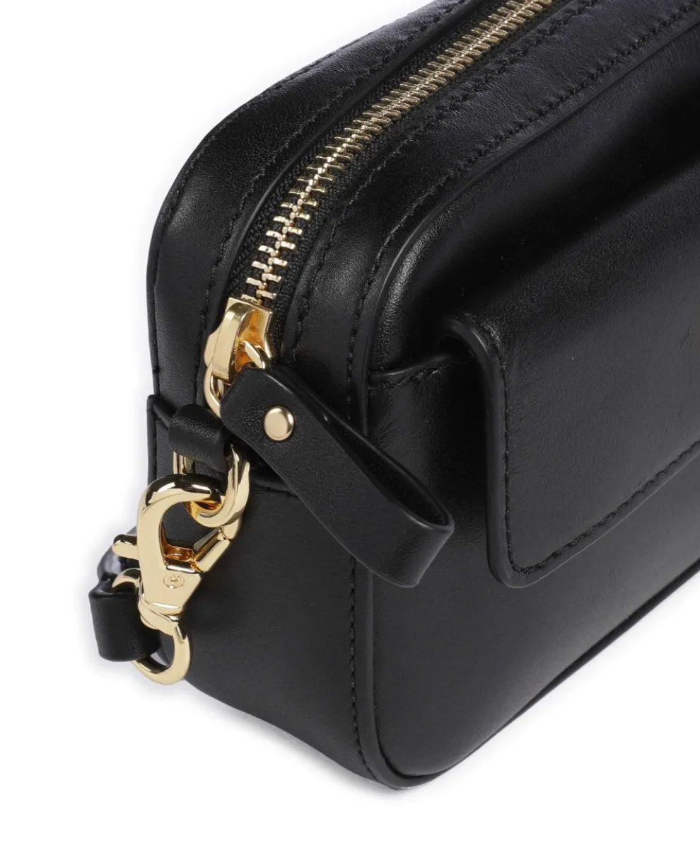 Marcy Small Crossbody bag fine grain cow leather black