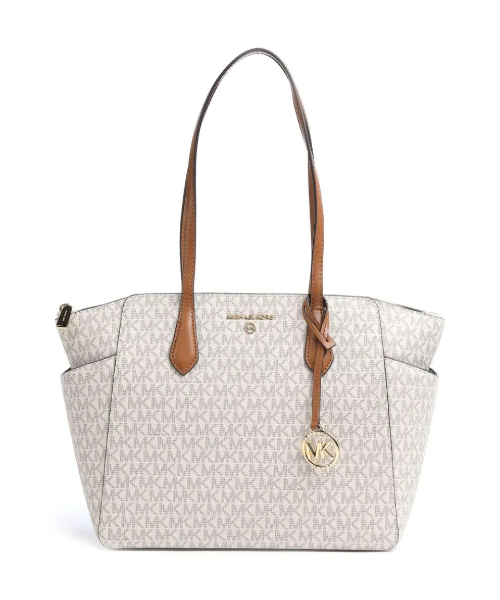 Marilyn Tote bag canvas ivory/brown