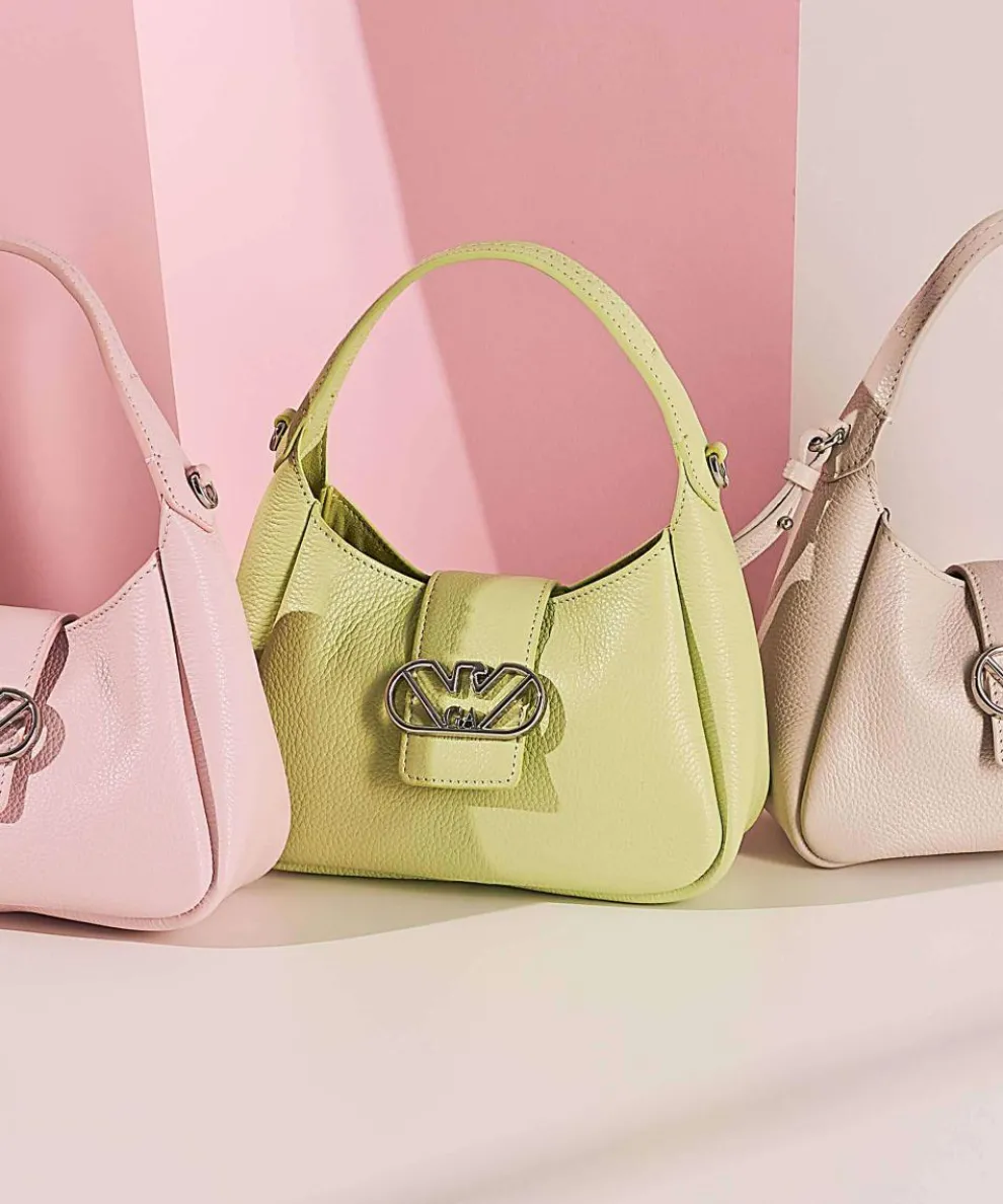 Mary-O Shoulder bag grained cow leather pistachio