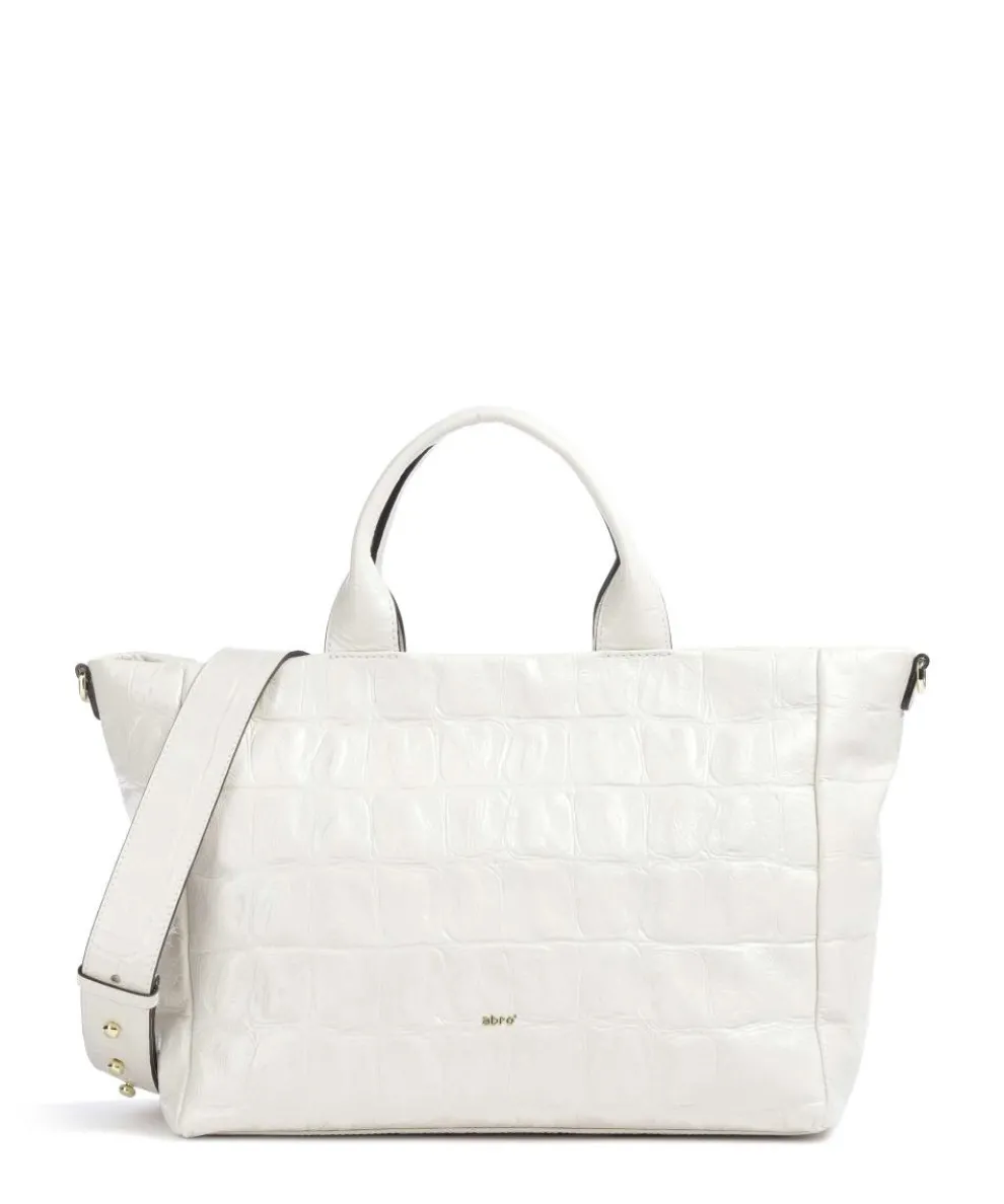 Maxi Cocco Mia Handbag embossed cow leather cream