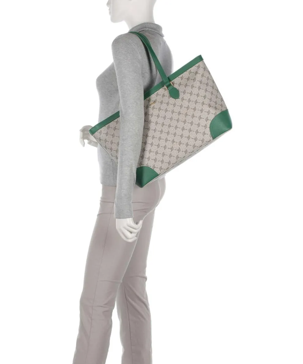 Mazzolino Diletta Mariella Tote bag imitation leather beige/green