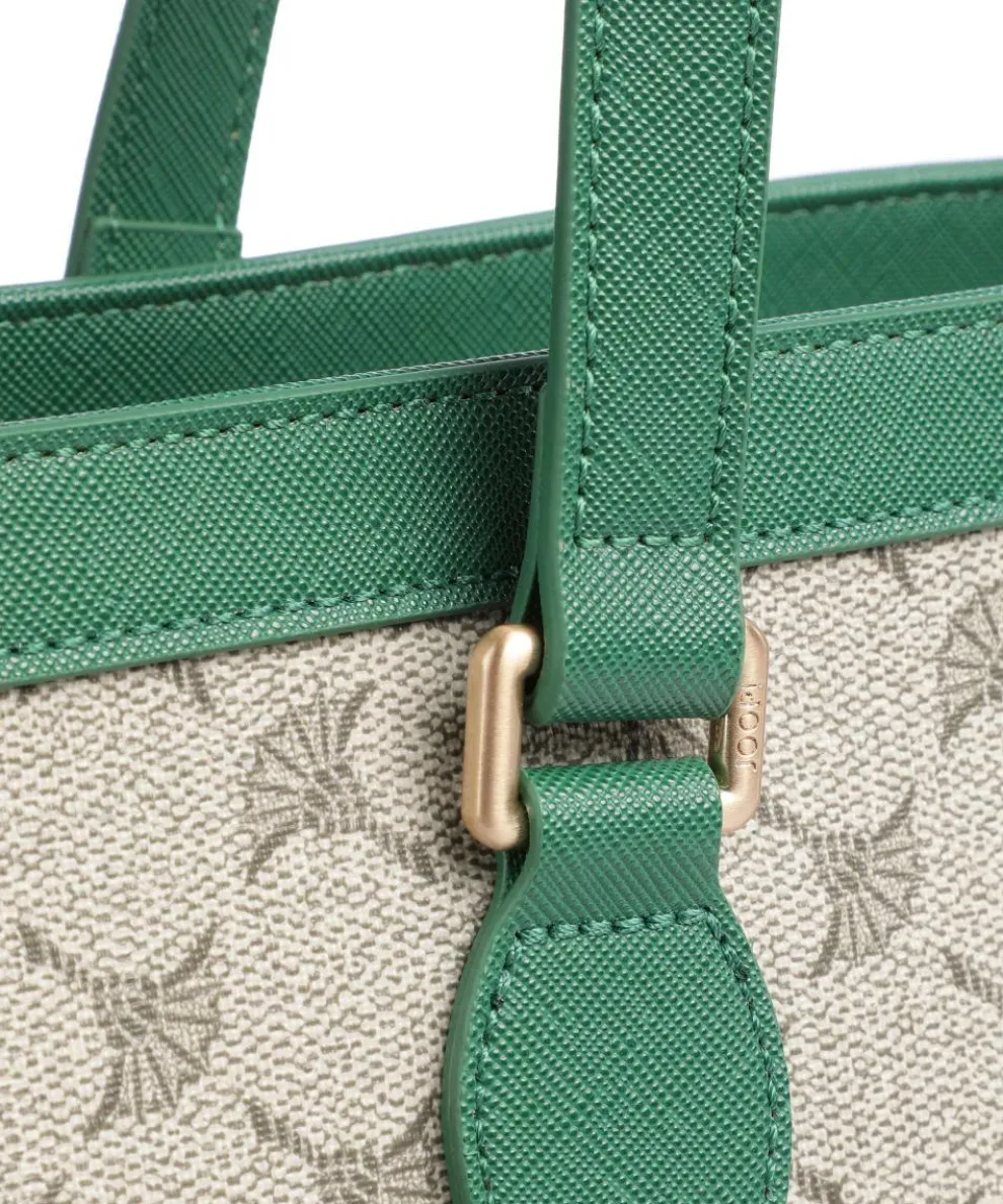 Mazzolino Diletta Mariella Tote bag imitation leather beige/green