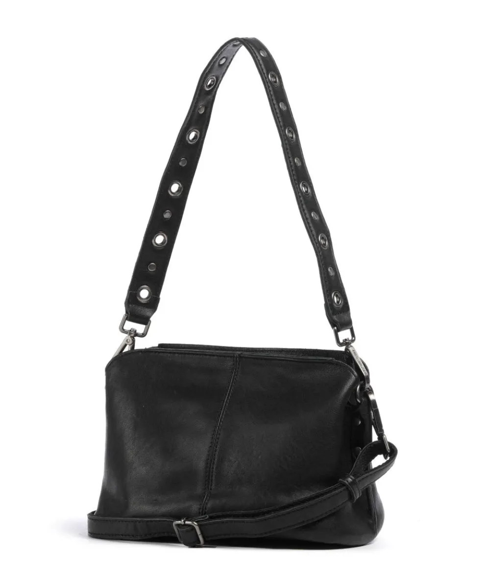 Me and My Bag Shoulder bag fine grain leather black