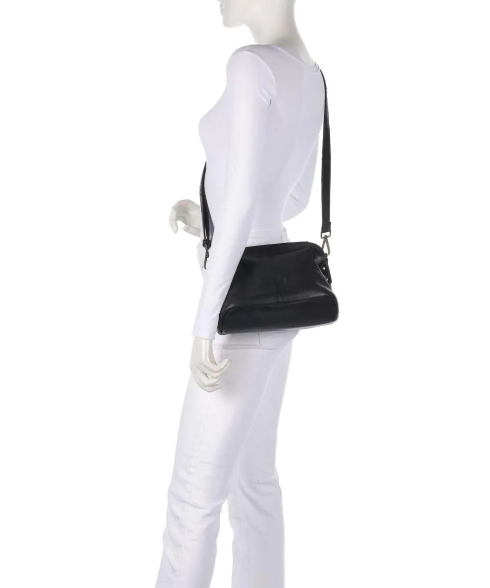 Me and My Bag Shoulder bag fine grain leather black