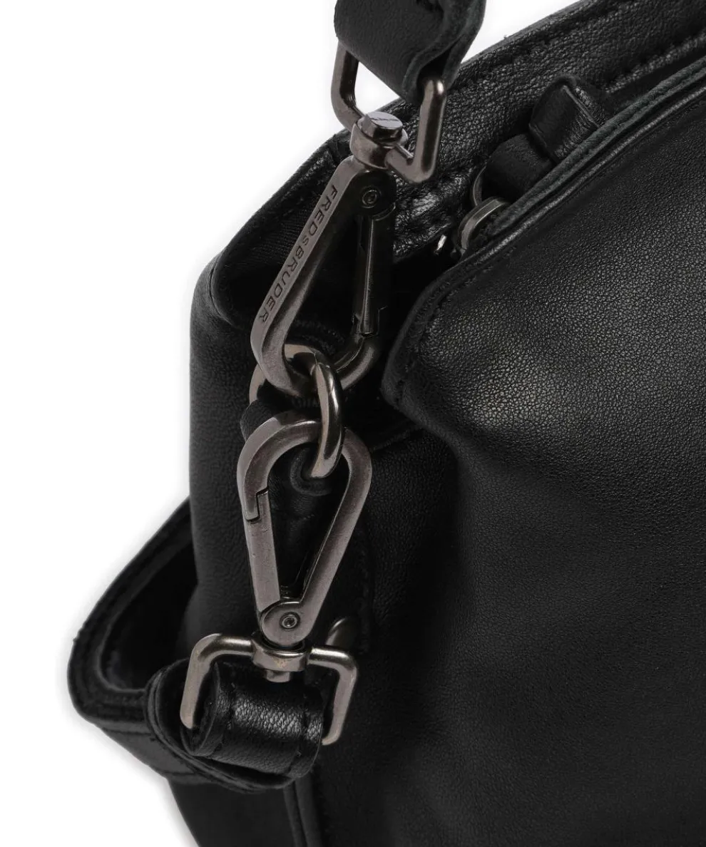 Me and My Bag Shoulder bag fine grain leather black