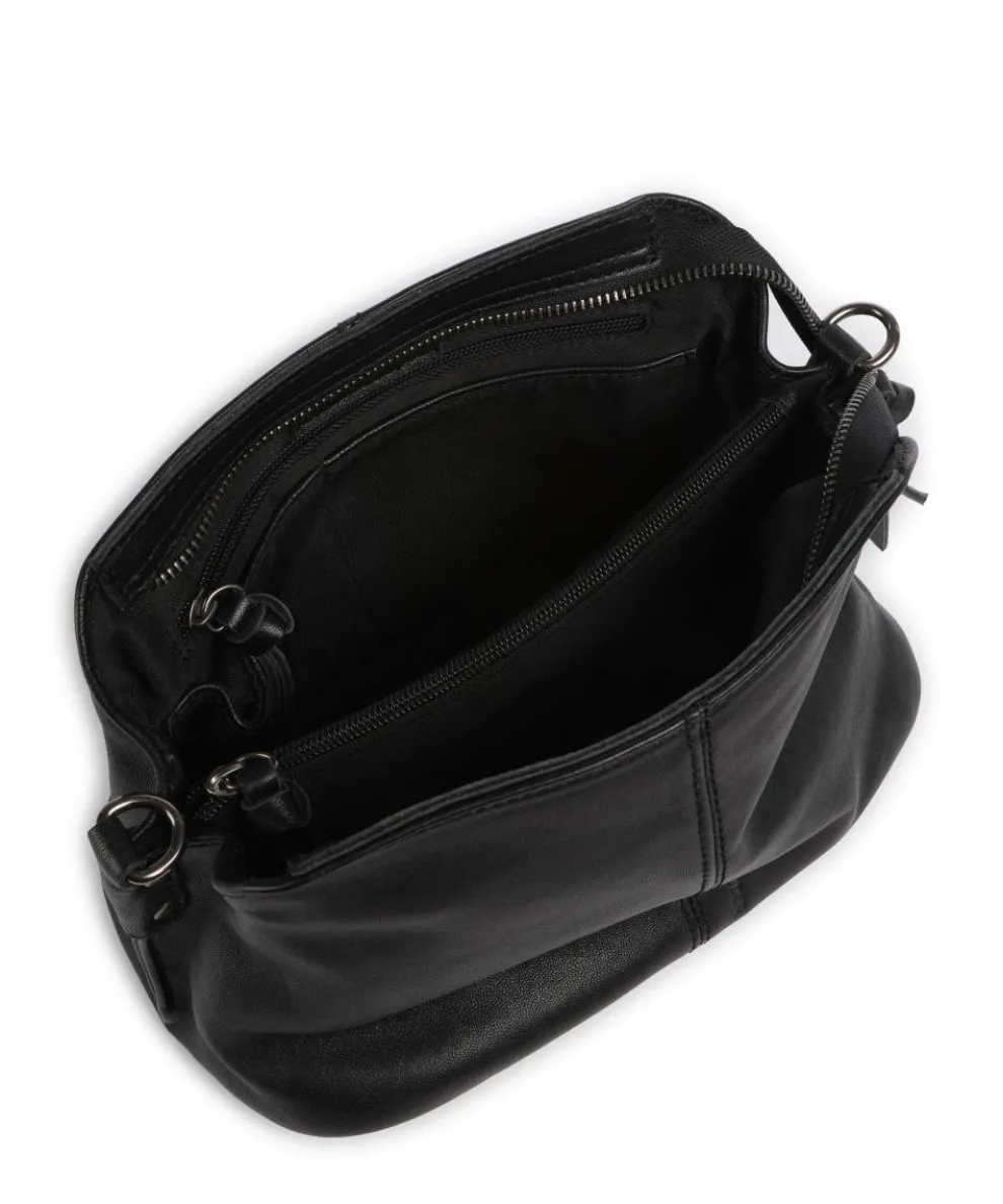 Me and My Bag Shoulder bag fine grain leather black