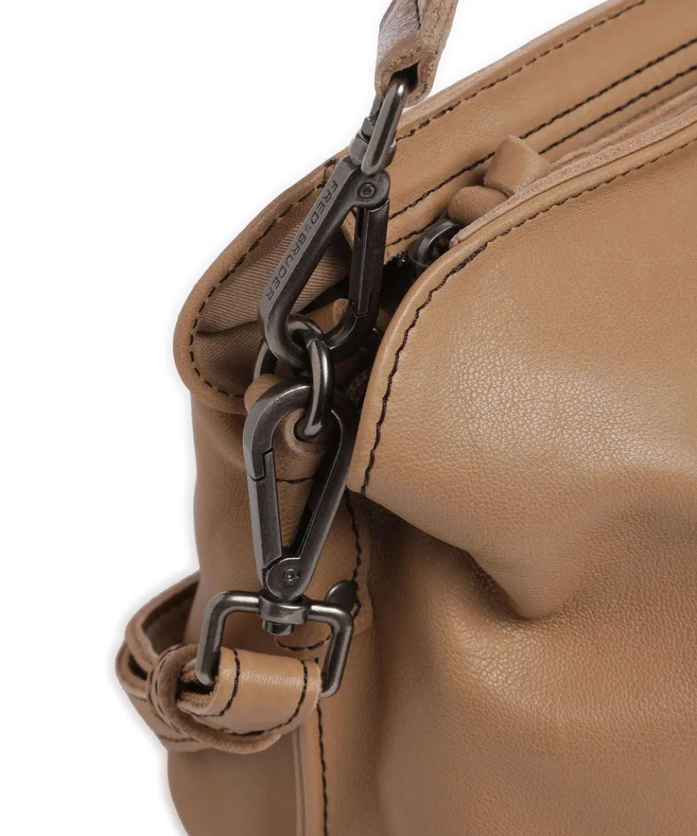 Me and My Bag Shoulder bag fine grain leather caramel