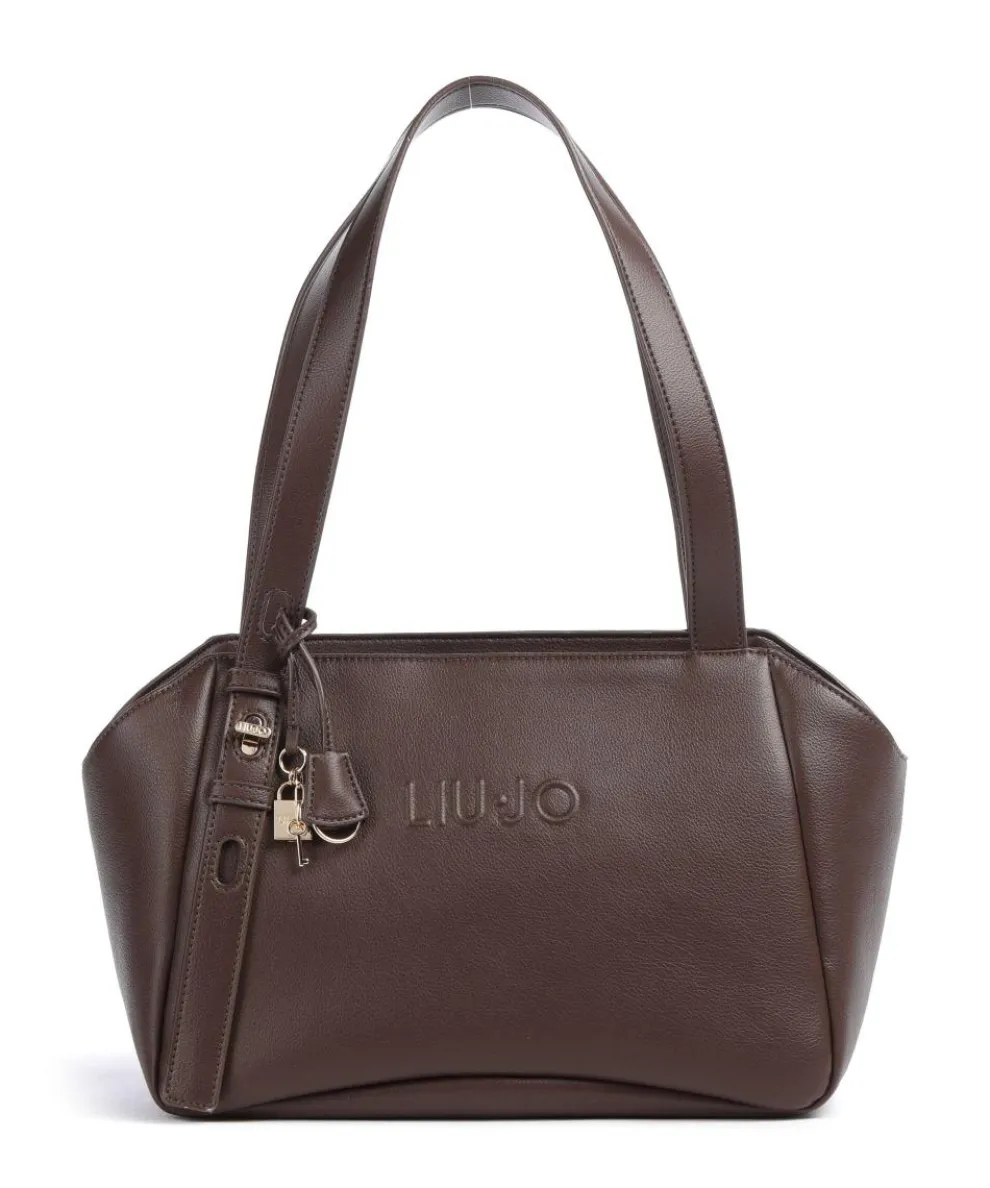 Mediana M Tote bag imitation leather dark brown