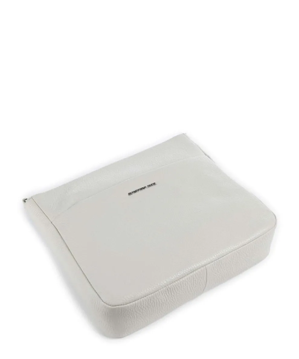 Mellow Leather Crossbody bag grained calfskin cream