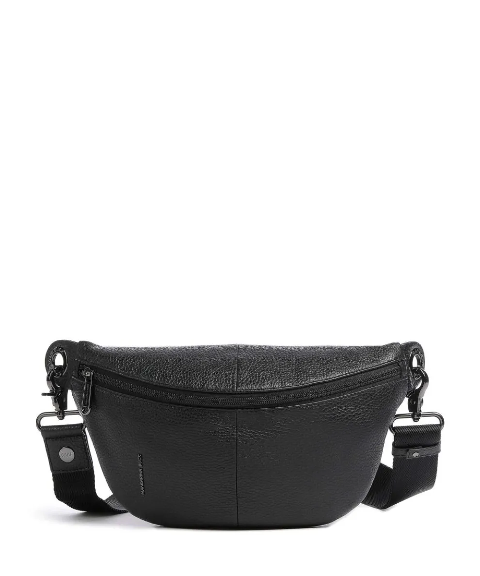 Mellow Leather Fanny pack grained calfskin black