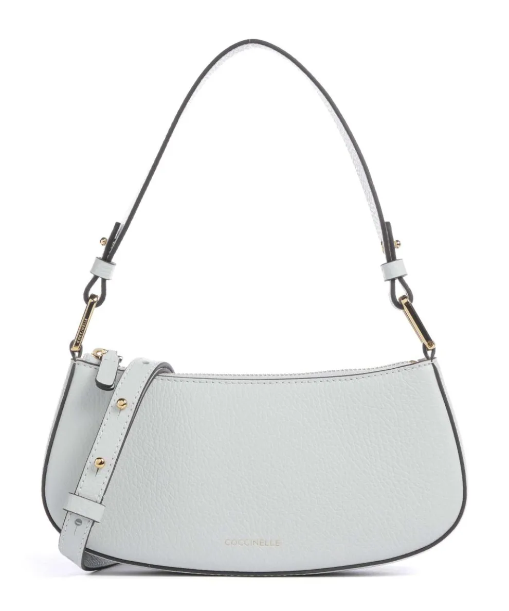 Merveille Shoulder bag grained leather light blue