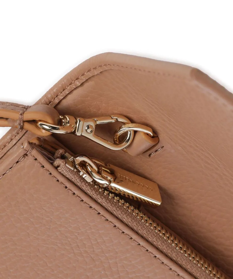 Metallic Soft Wallet leather light brown