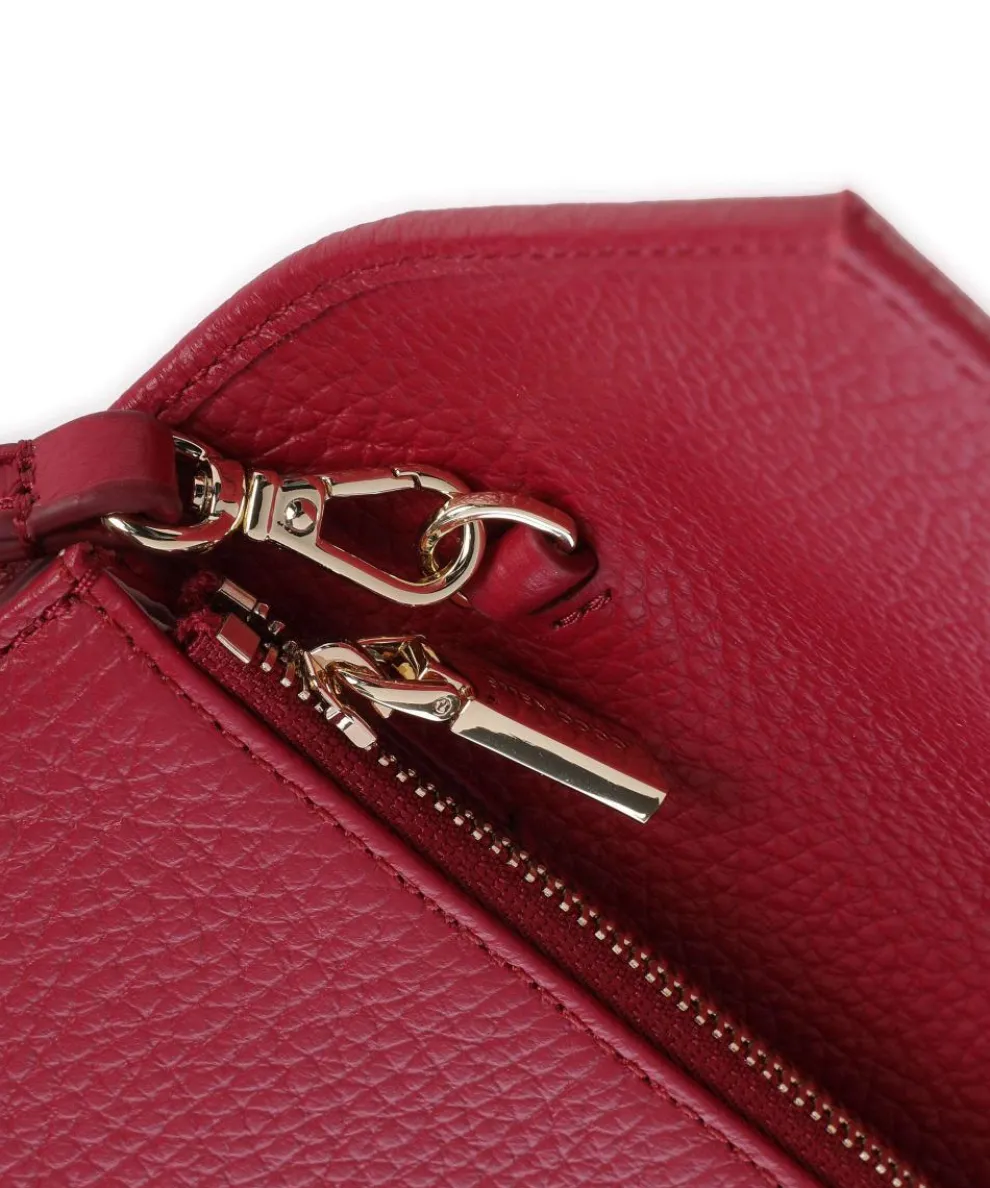 Metallic Soft Wallet leather red