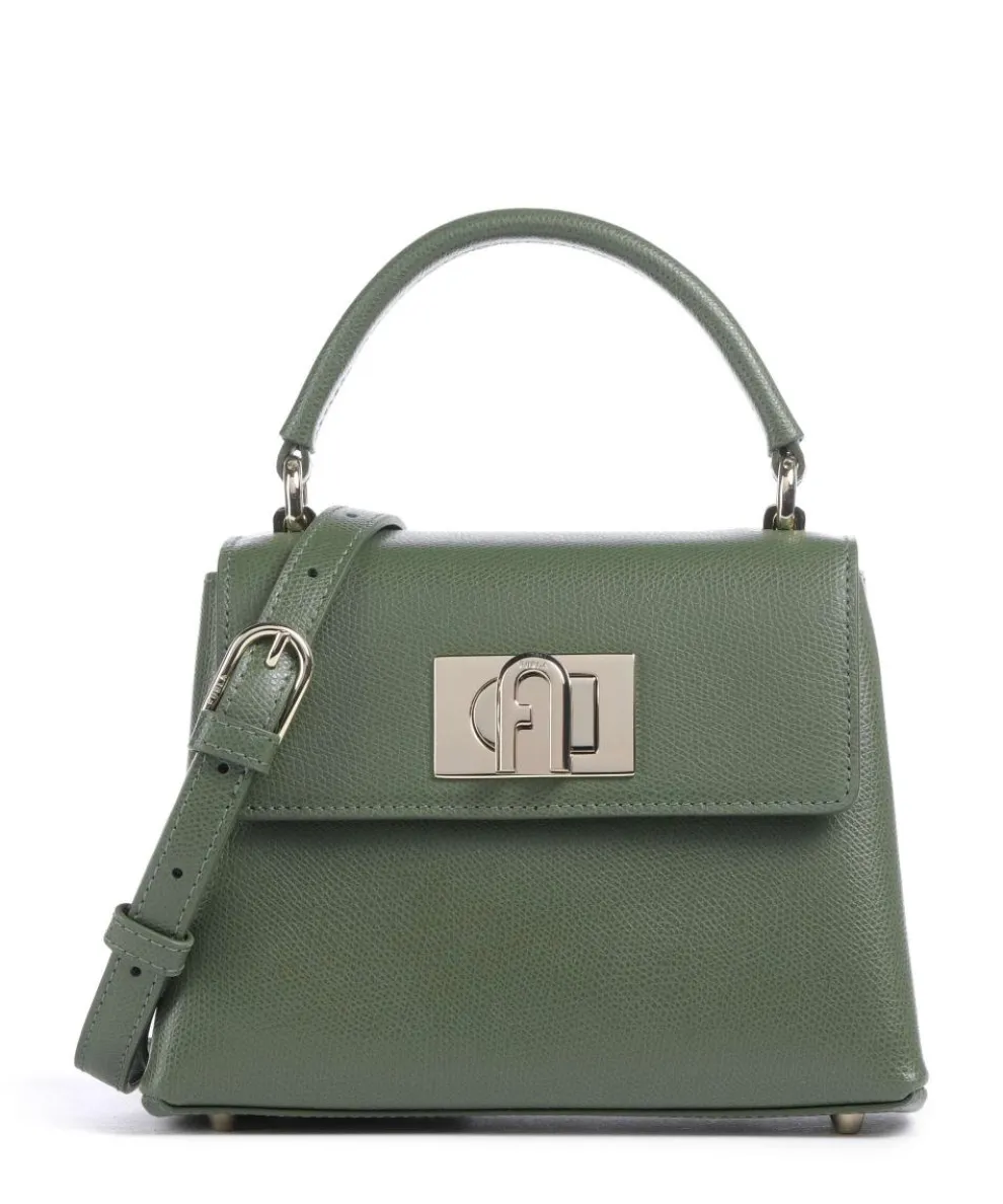 1927 Mini Handbag grained leather dark green