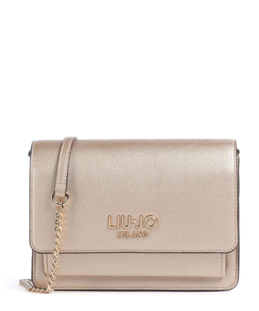 Icon M Crossbody bag imitation leather gold