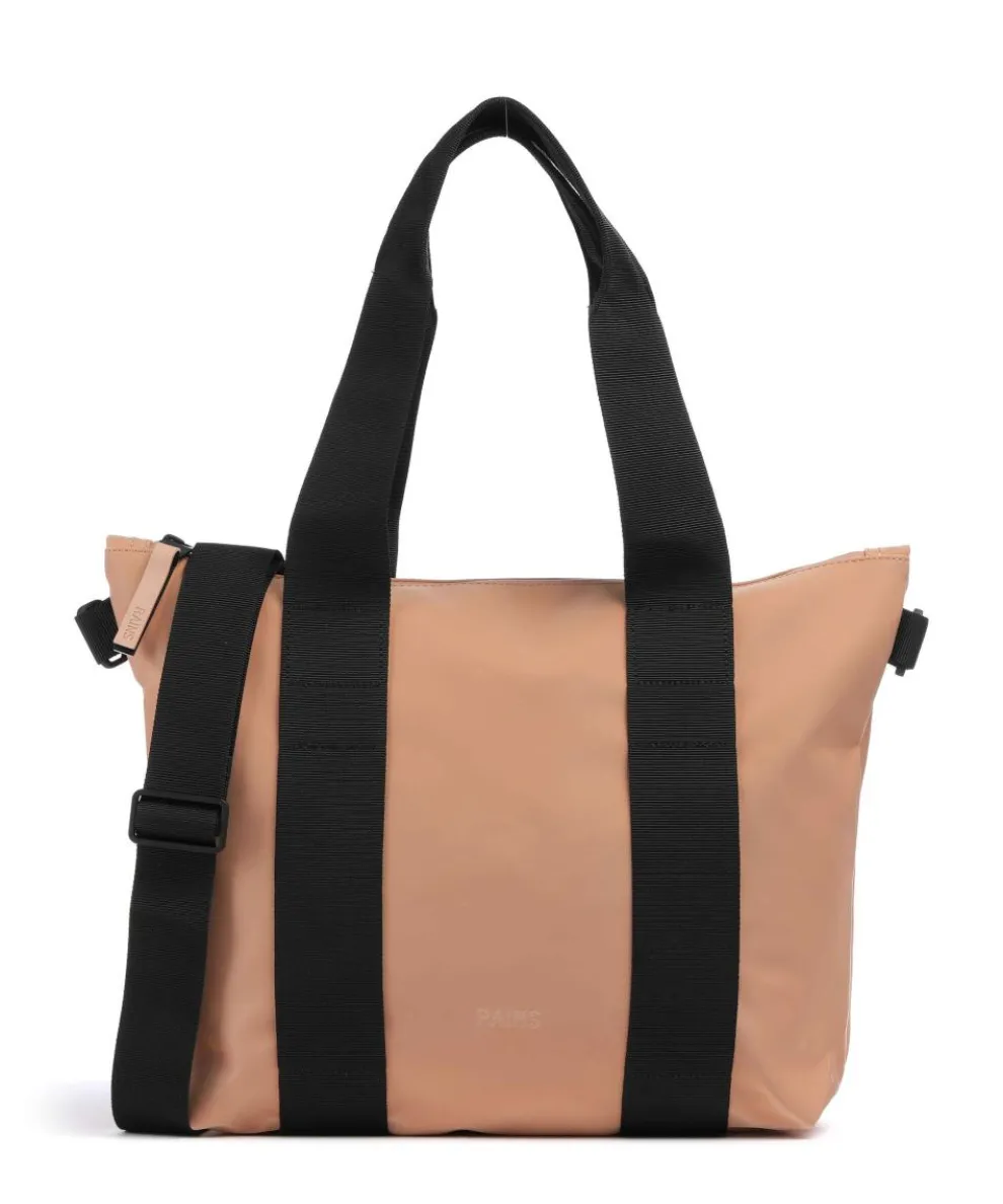 Micro Tote bag polyester, polyurethane apricot