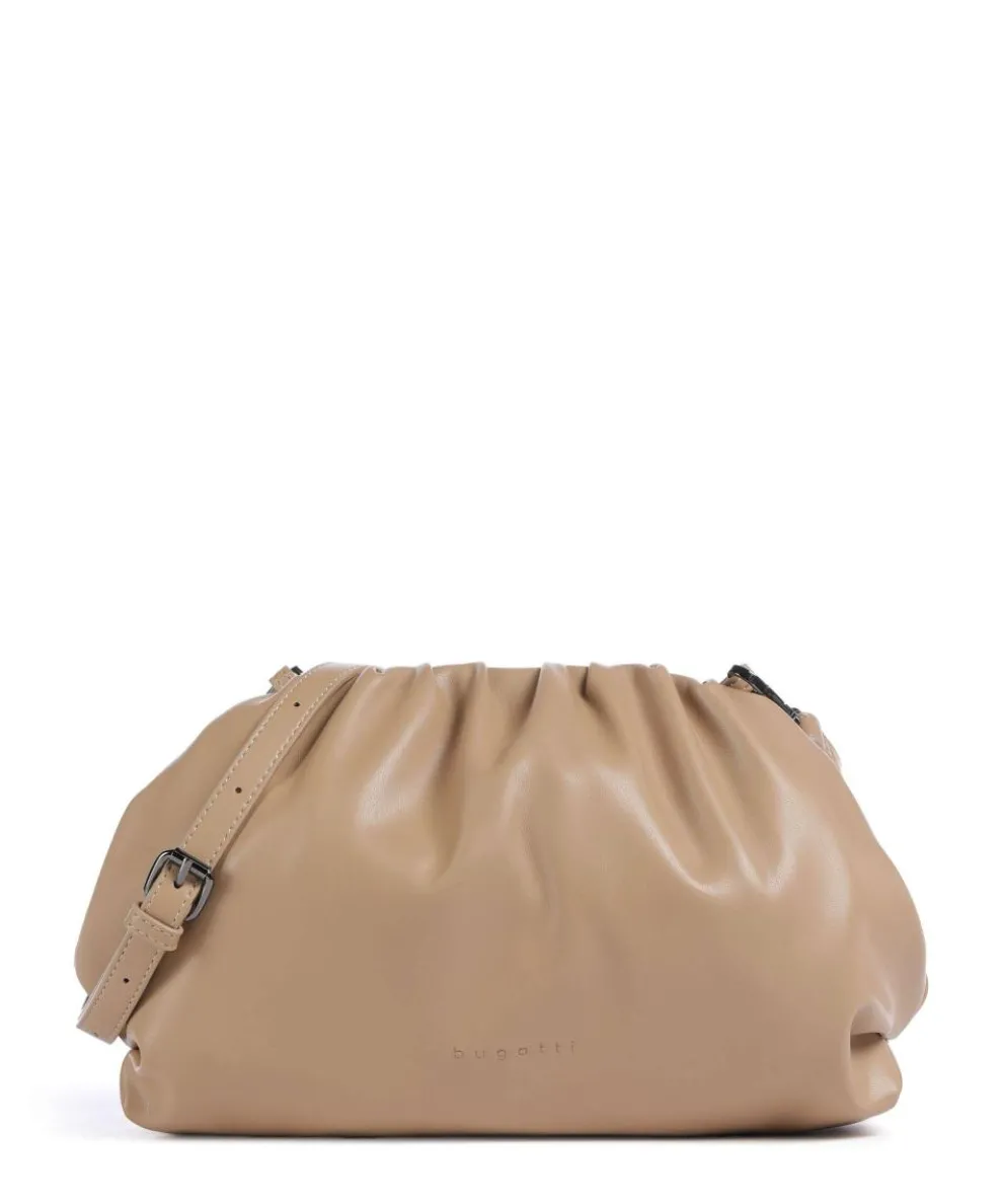 Mila Clutch bag imitation leather beige
