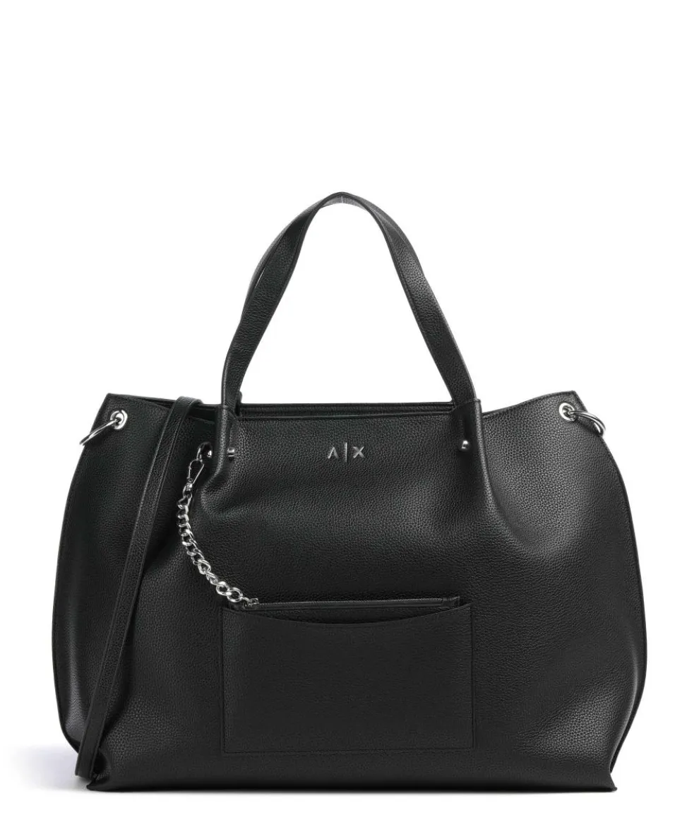 Mila L Tote bag imitation leather black