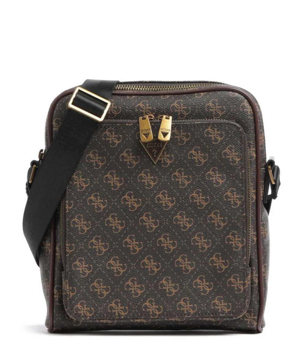 Milano Eco Crossbody bag imitation leather dark brown