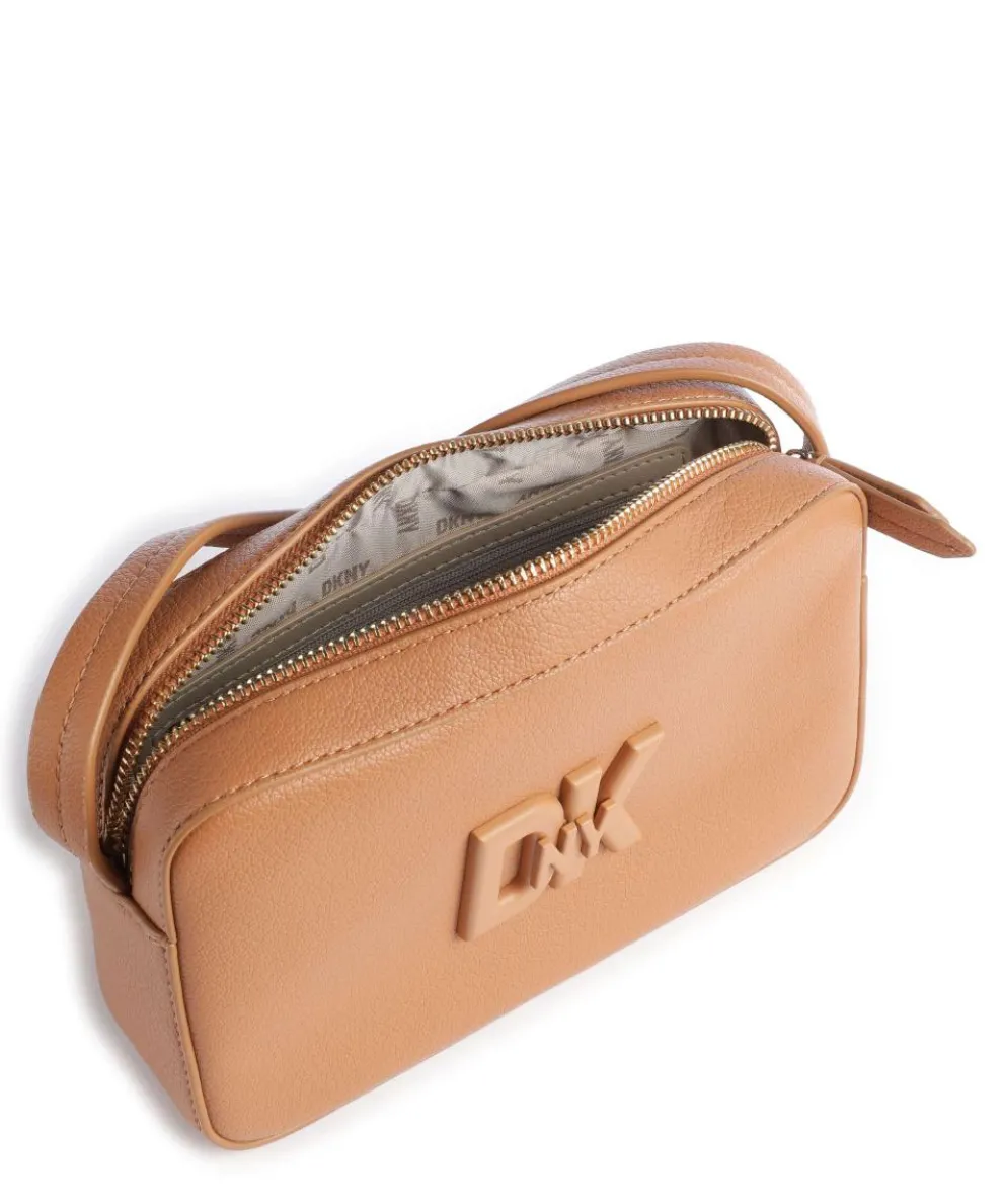 Milano Seventh Avenue Crossbody bag grained cow leather light brown