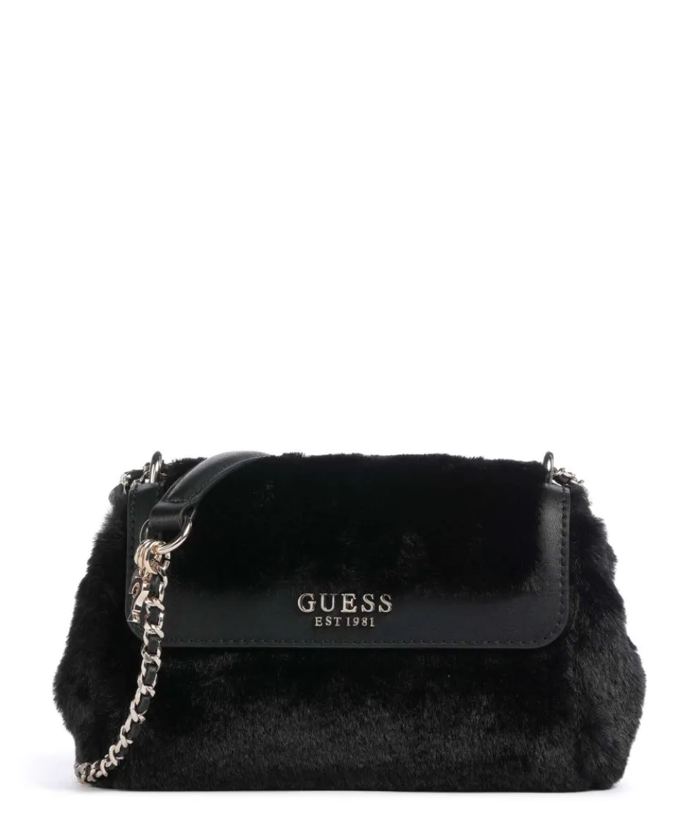 Mileva Shoulder bag faux fur black