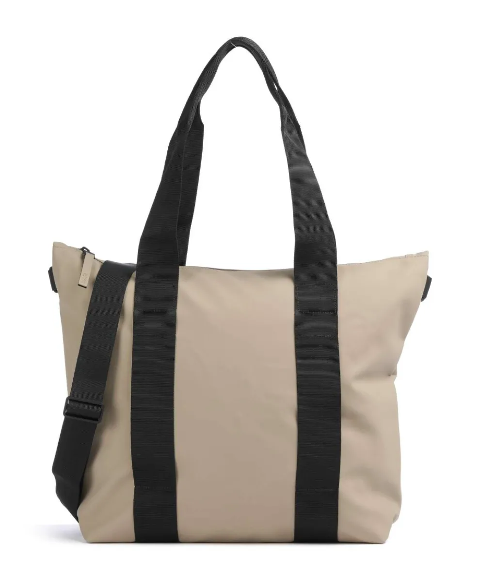 Mini Tote bag polyester, polyurethane beige