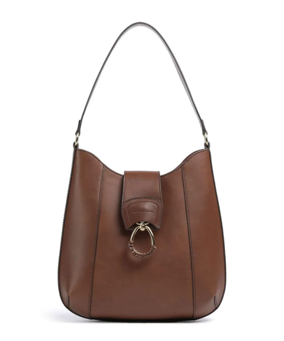 Erica Tote bag fine grain cow leather brown