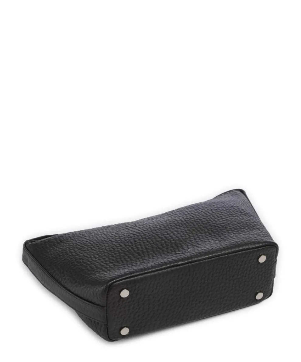 Hirsch Lucille Crossbody bag grained leather black