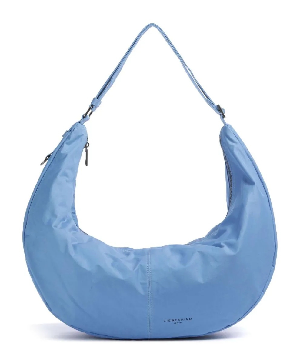 Moon Nylon L Hobo bag nylon blue