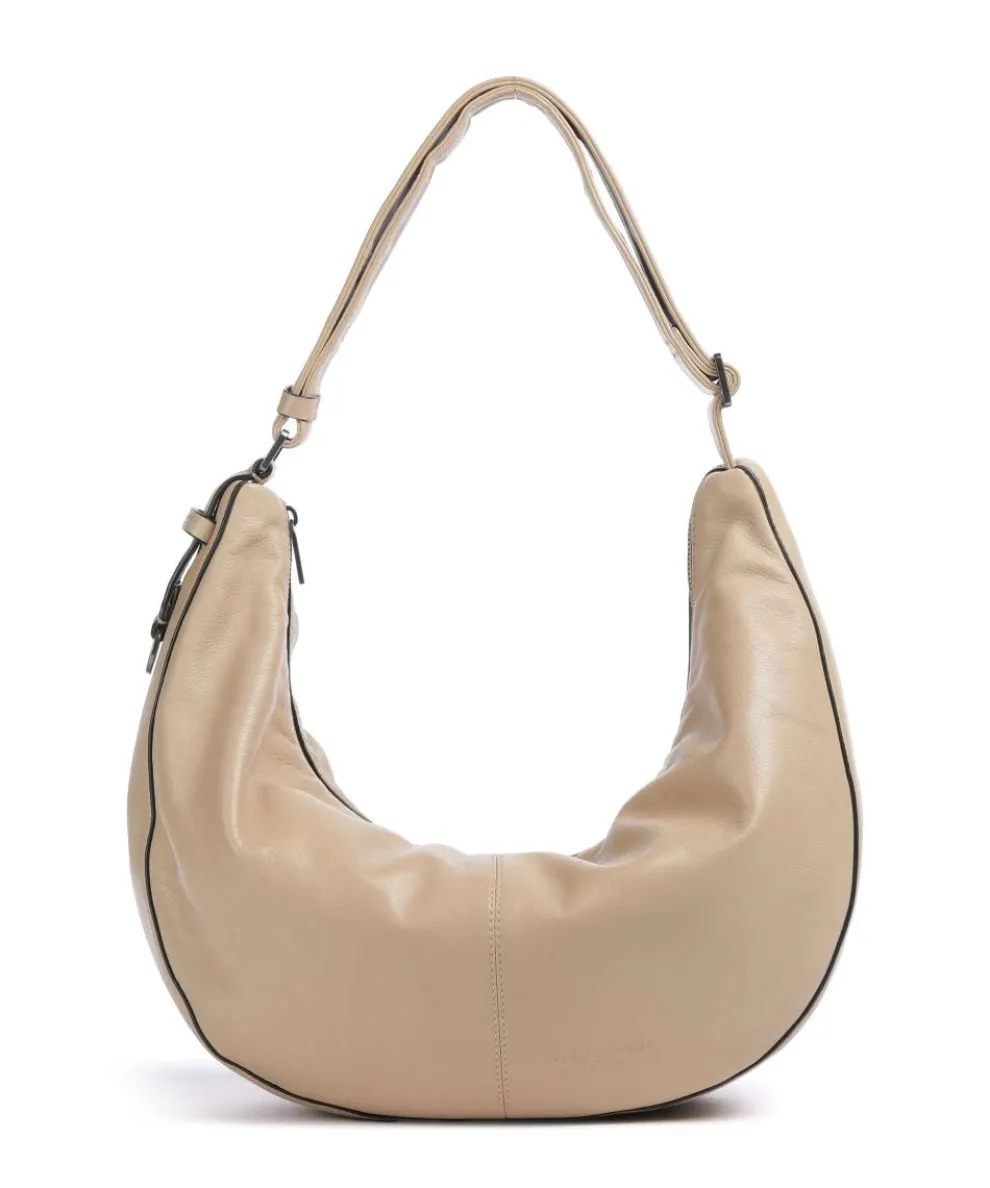 Moon Sheep Natural M Hobo bag sheepskin leather light brown