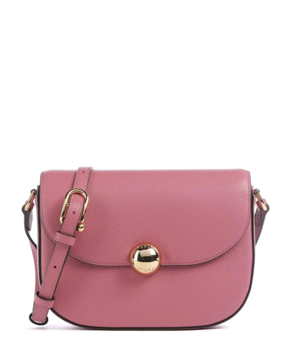 Moonlight S Crossbody bag grained leather pink