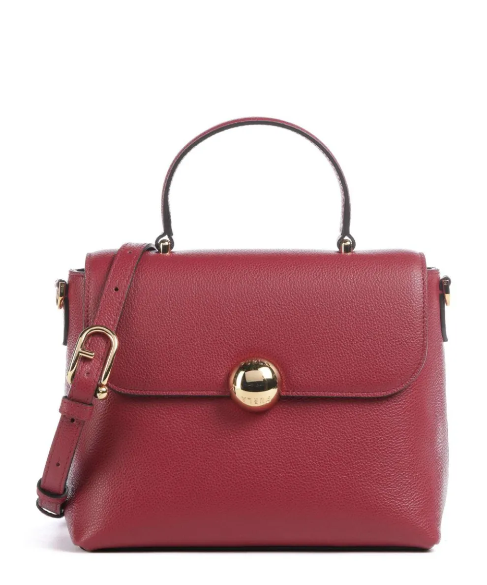 Moonlight S Handbag grained leather wine