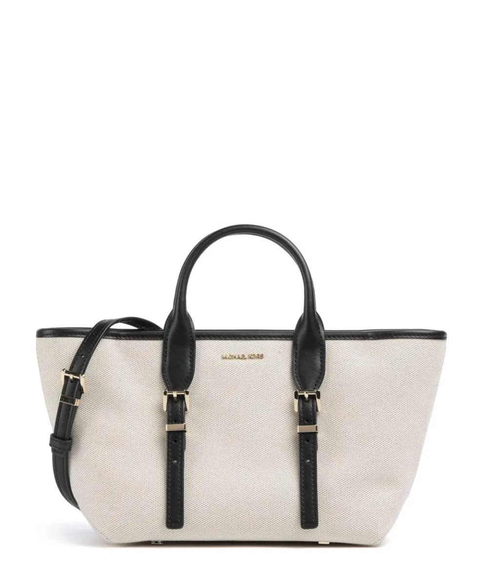 Moore Handbag canvas beige/black