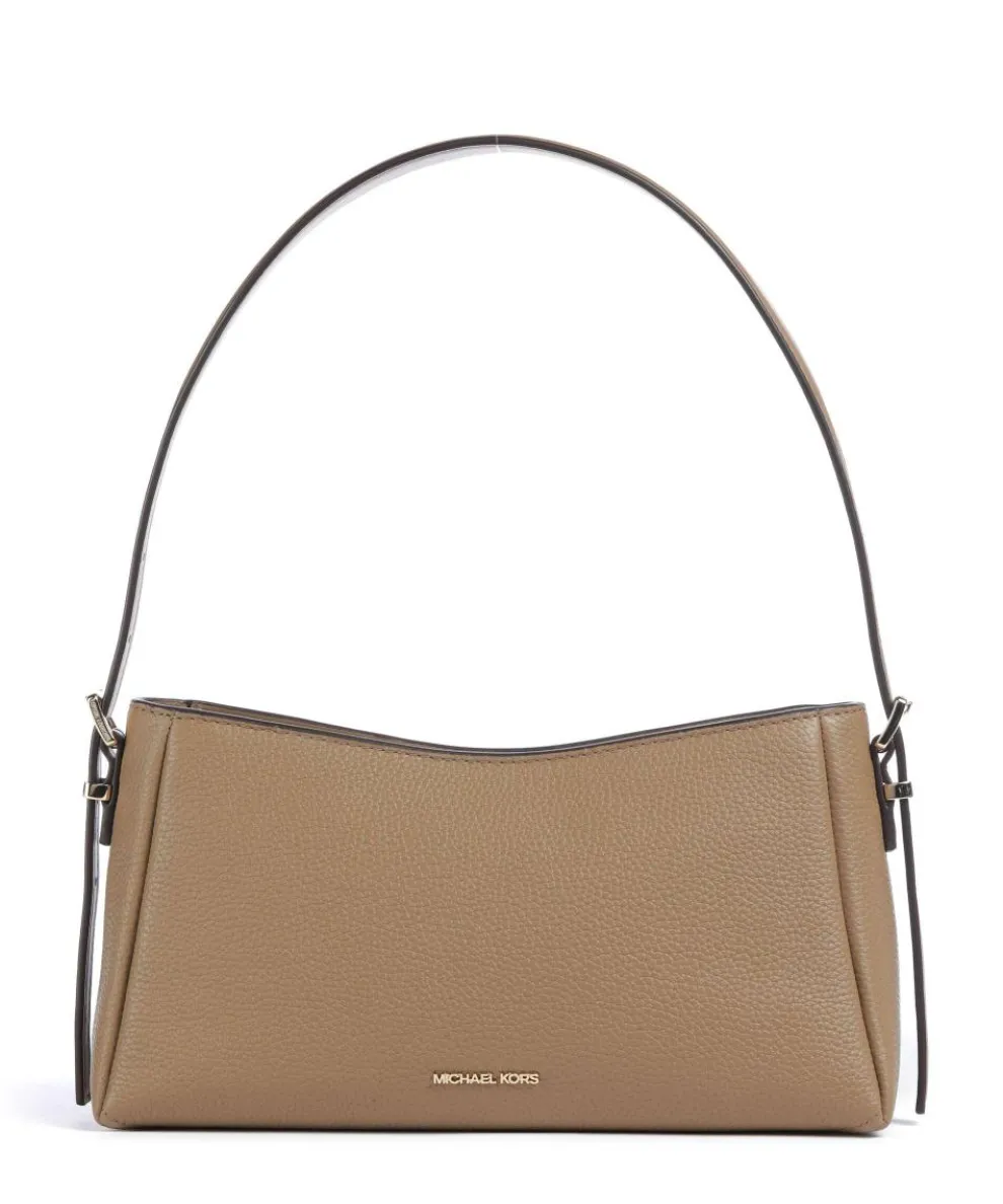 Moore Shoulder bag grained cow leather brown