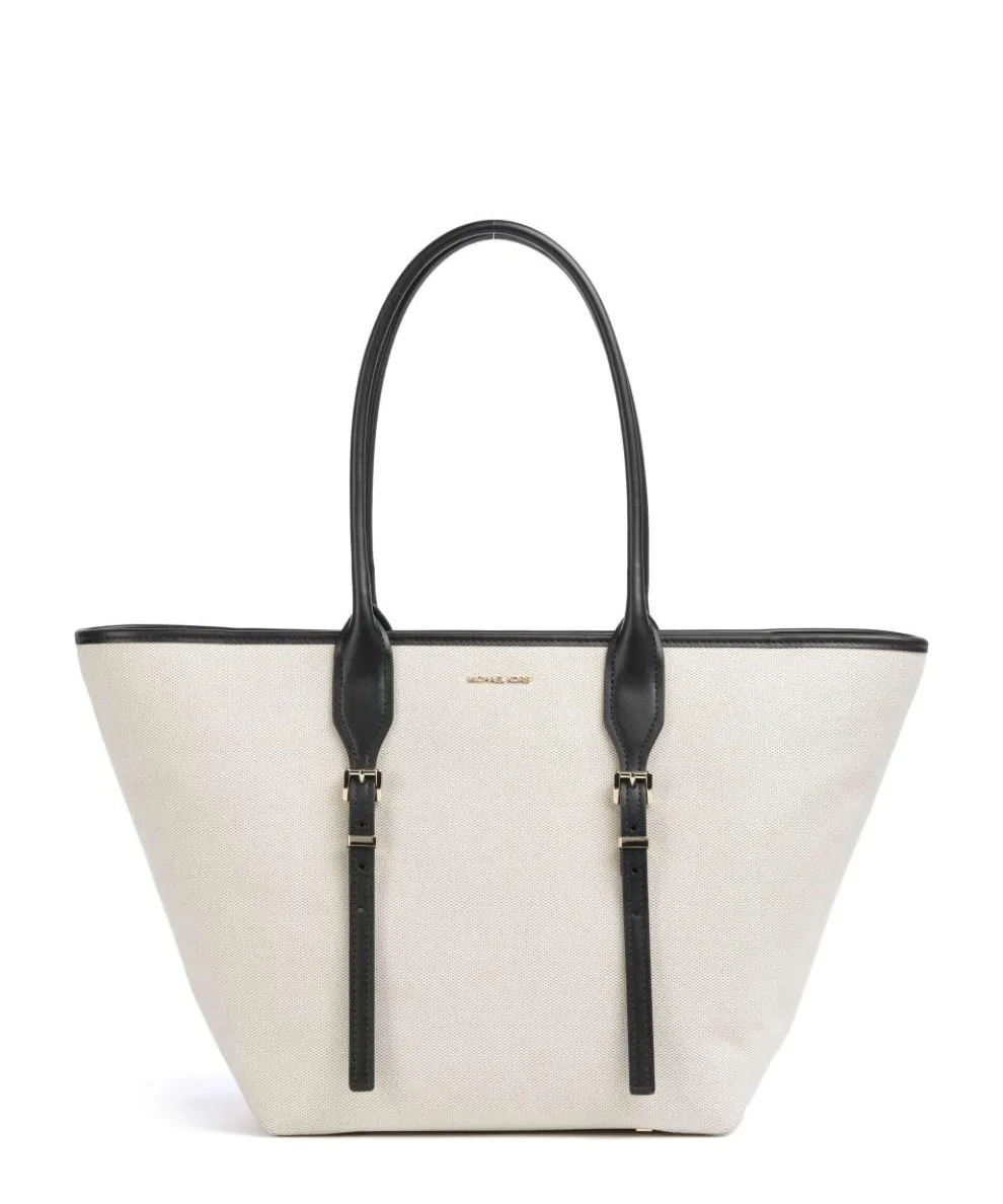 Moore Tote bag polyester, canvas beige/black