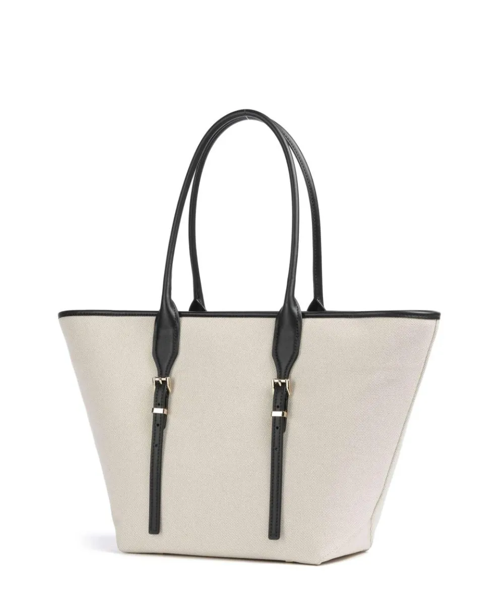 Moore Tote bag polyester, canvas beige/black