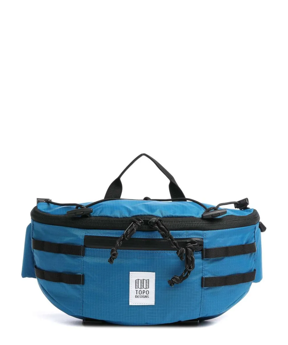 Mountain Sling bag recycled nylon blue