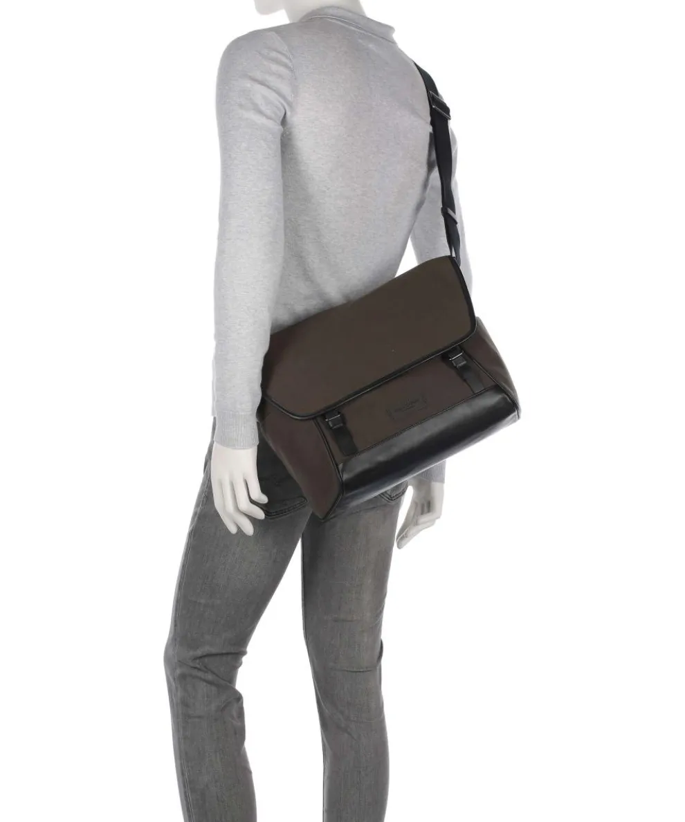 Moa Messenger bag 14″ fabric khaki
