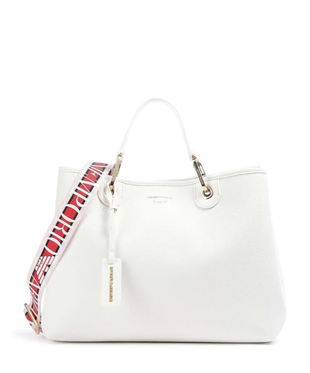 My EA Handbag imitation leather white