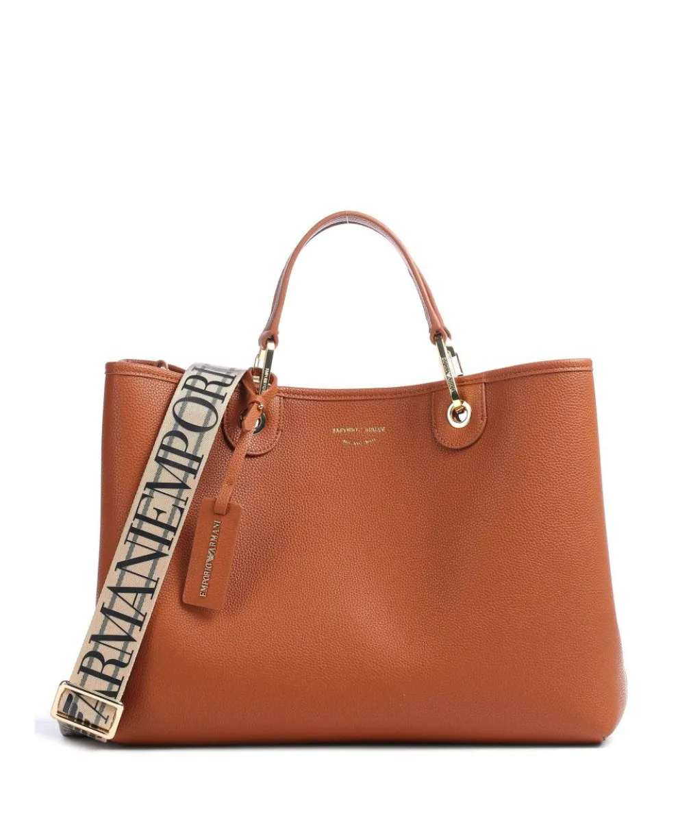 My EA Handbag imitation leather brown