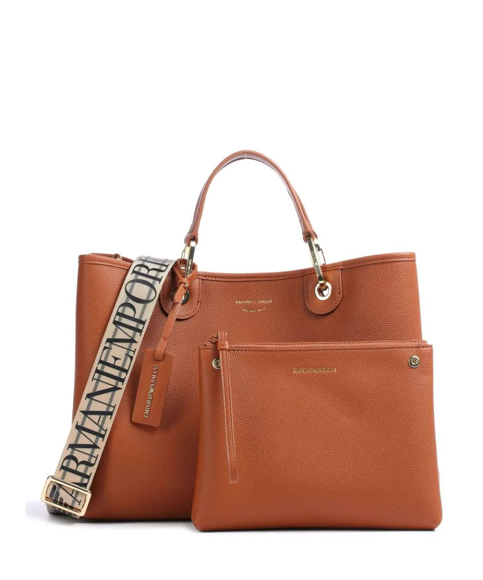 My EA Handbag imitation leather brown