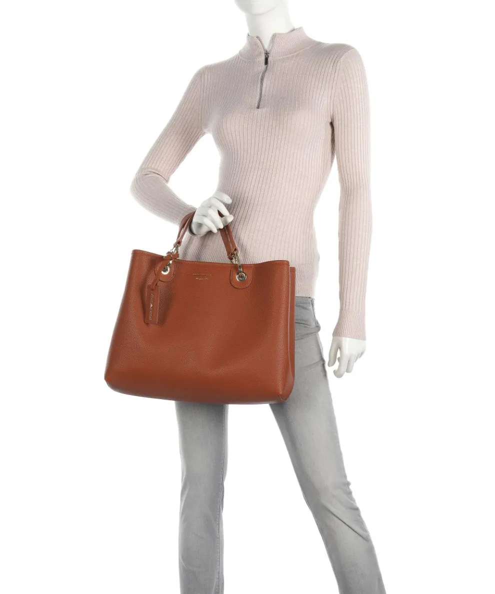 My EA Handbag imitation leather brown