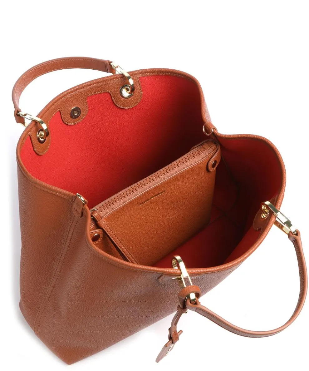 My EA Handbag imitation leather brown