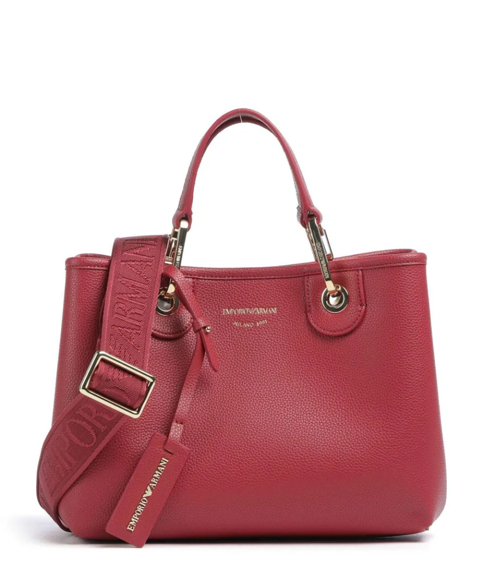 My EA Handbag imitation leather dark red
