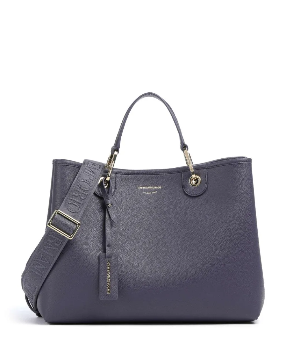 My EA Handbag imitation leather dark blue