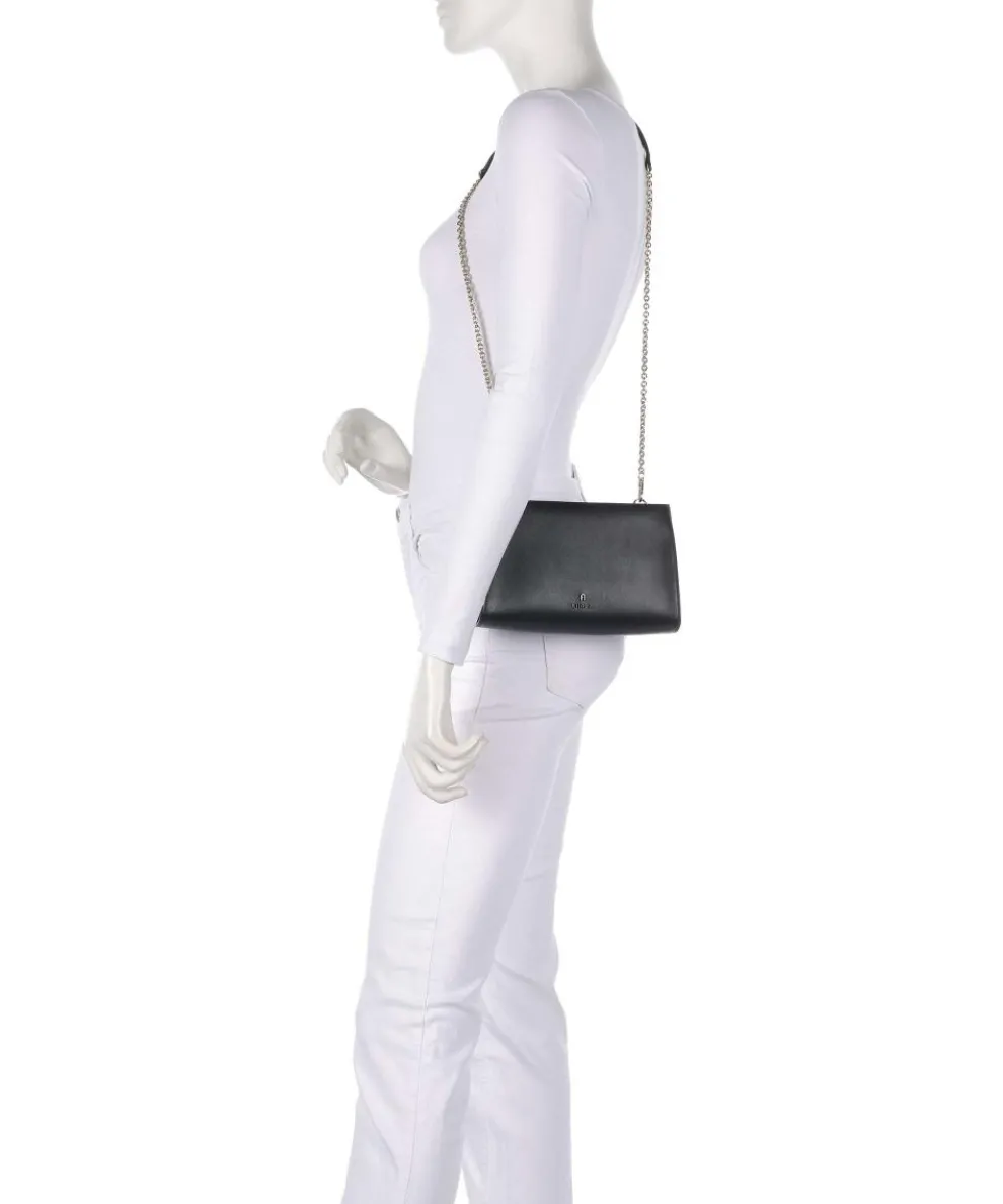 Myfurla Mini Crossbody bag fine grain leather black