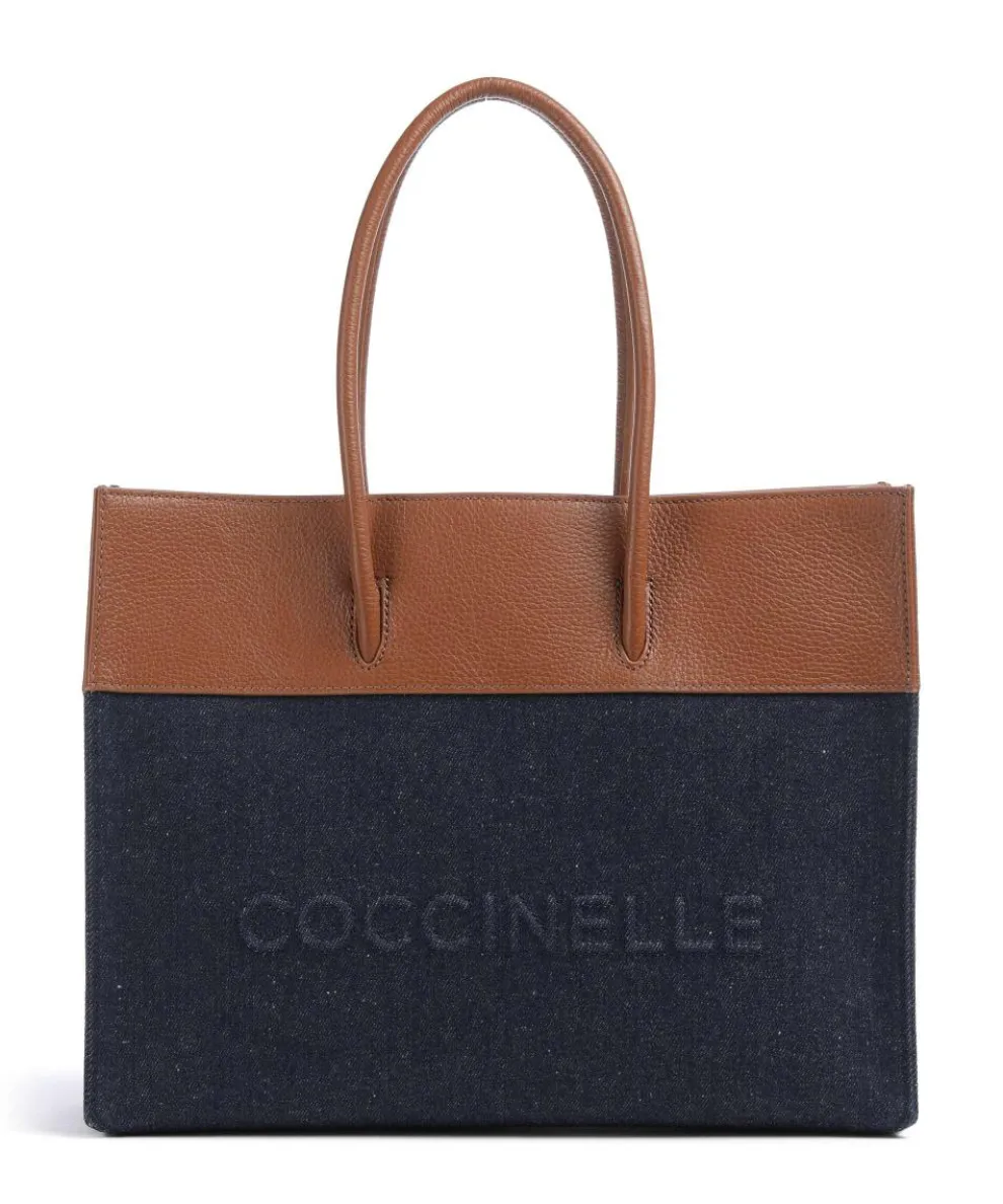 Myrtha Denim Tote bag cotton dark blue